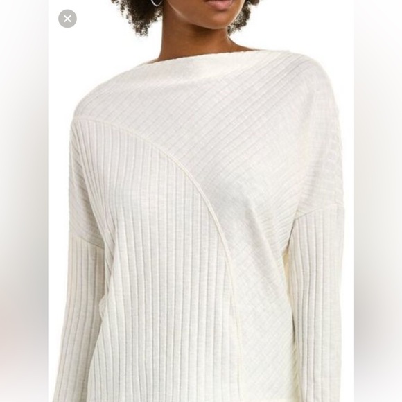 Michael Stars Tops - Michael Starr chalk Dakota ribbed long sleeved top 3X NWT